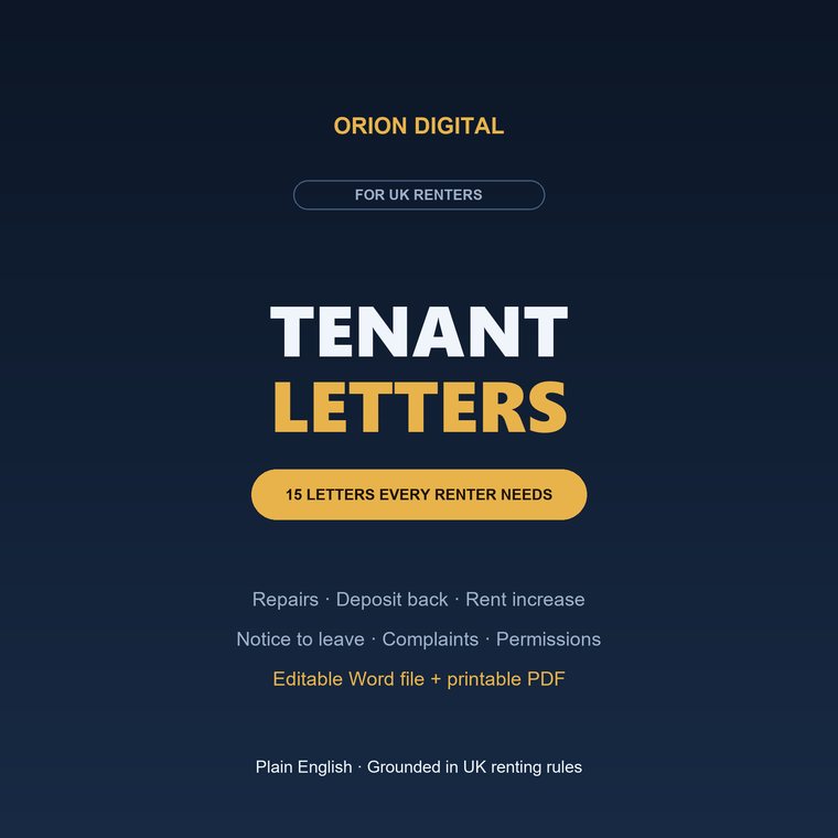 Tenant letters