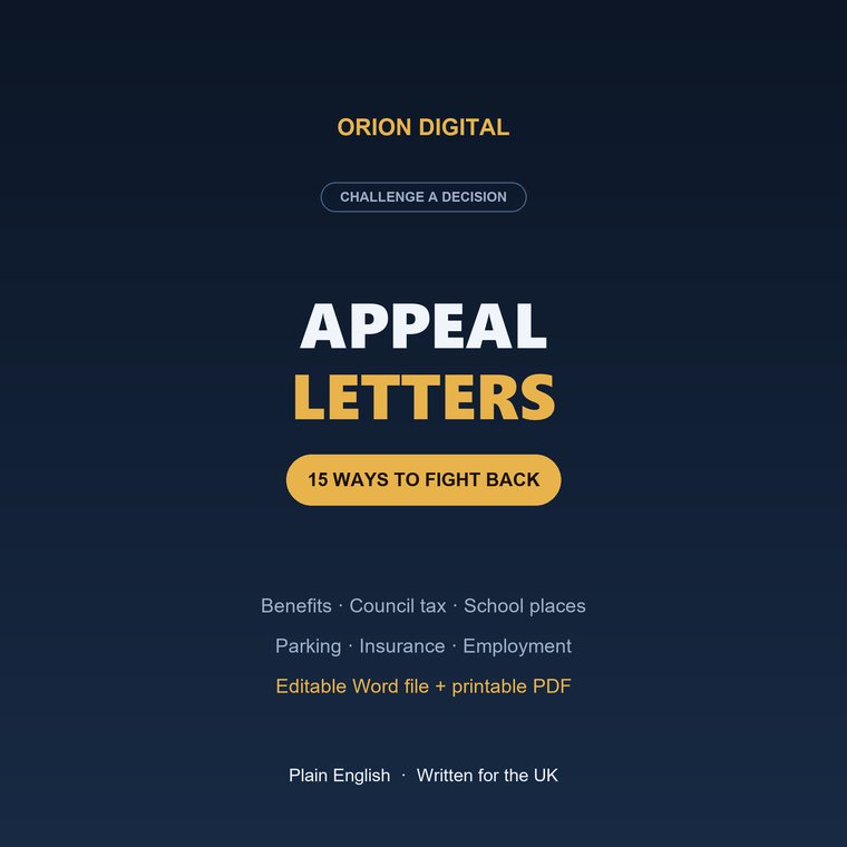 Appeal letters